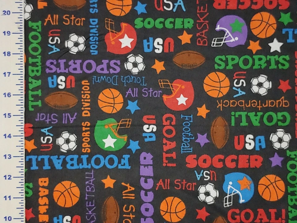 Tela de franela de algodón pelota deportiva baloncesto fútbol escaso patio Foto 2 de 2