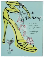 Bed Bath & Beyond Fashion Art Shoes Martini New York Glamour Couture Collection
