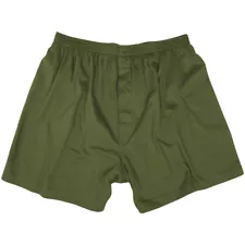 US Style Mens Army Military Combat Boxer Shorts Cotton Underwear Olive OD S-3XL
