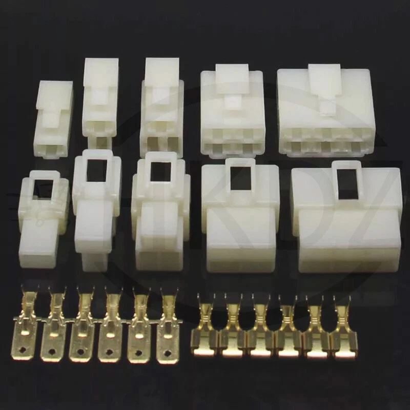 Polig Stecker Buchse Set 1,0-2,5mm²Steckverbinder KFZ Stecker 1 2 3 4 6 8 10 12 - Bild 3 von 4