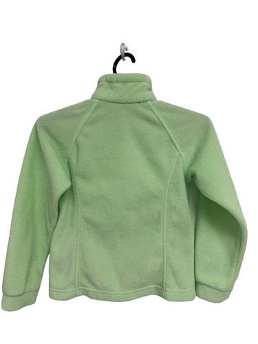 Columbia Sportswear Co. Girl's Mint Green Fleece Full Zip Jacket Size S - Picture 3 of 11