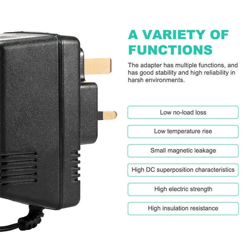 8M Video Ring Doorbell Doorbell Power Adapter Transformer UK Plug 18V 500mA - Picture 4 of 9