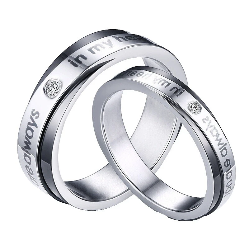 Titanium Band 11 Ring Fashion Rings