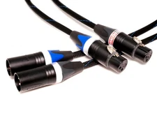 FLAGSHIP Better Cables Blue Truth ULTRA XLR Interconnect Cables- Stereo PAIR