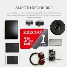 Memory Card 1TB 256GB Micro SD UHS-I U3 A2 V30 for Nintendo-Switch with Adapter