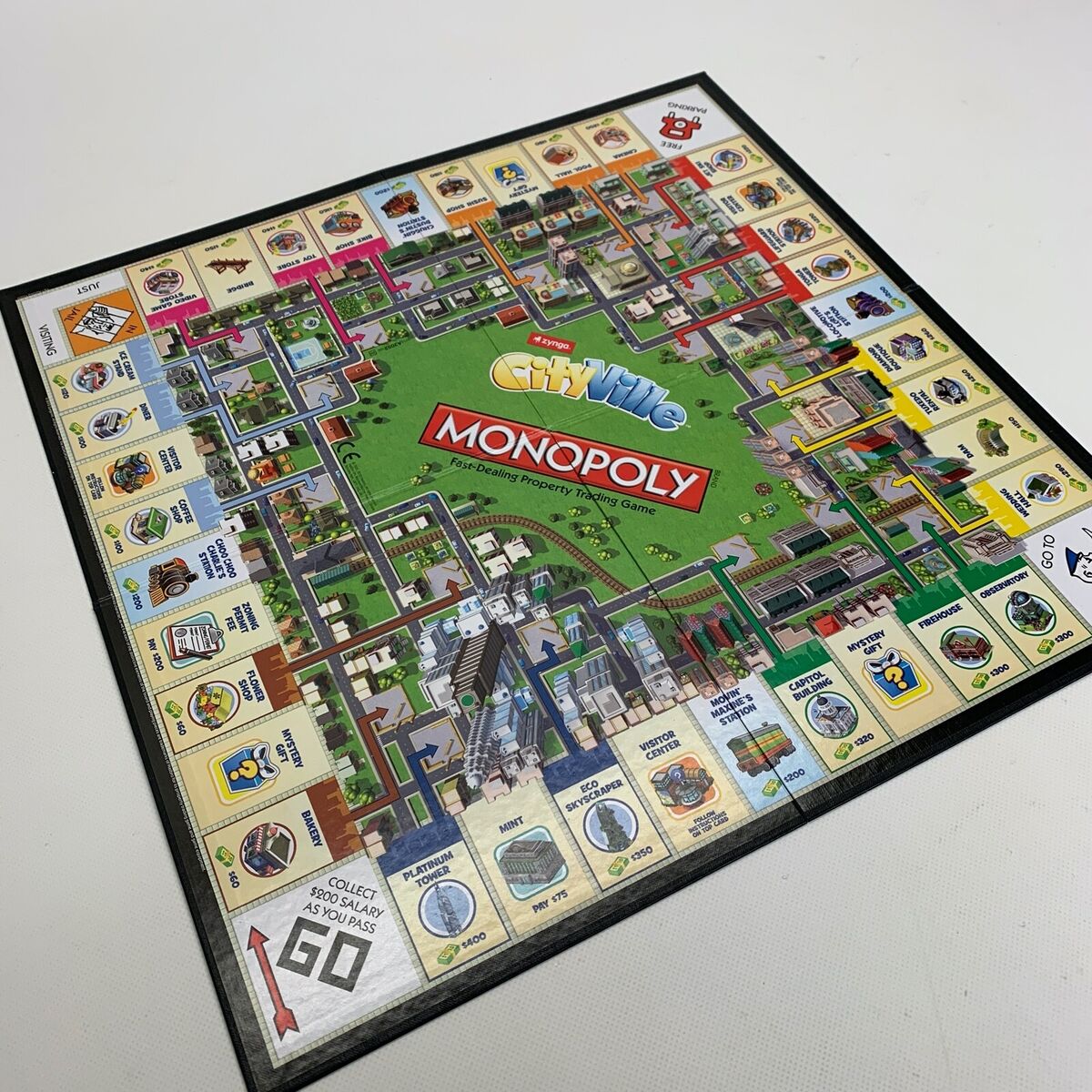 CityVille Monopoly, Fast-dealing property trading board game