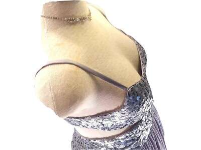jessica simpson prom dresses Jessica Simpson Paillettes Party Gown Formal Wedding Prom Dress Gray Size 6