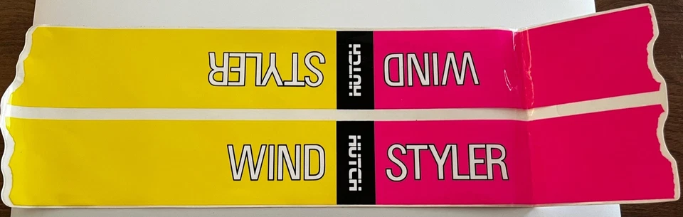 Juego de pegatinas vintage de bicicletas BMX Hutch sin usar - edición Wind Styler/freestyle años 80 Foto 4 de 4