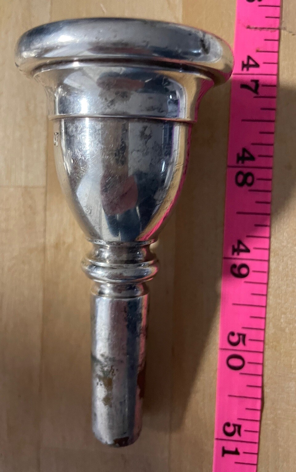 Schilke Standard Series Tuba Mouthpiece Model 67 Finished in Silver