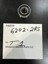 6202-2RS C3 EMQ Premium Rubber Sealed Ball Bearing, 15x35x11, 6202RS 8 QTY T1