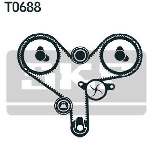2x ✅Fits SKF VKMA 91011 Timing belt set VKMA 91011 Timing set (belt+ ⭐UK Seller⭐ - Image 12