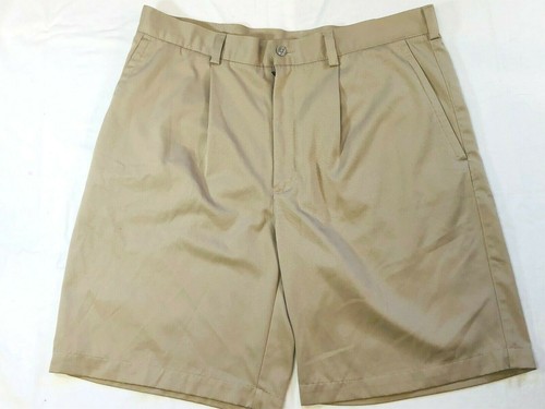 Nike Mens 35 Beige Khaki Pleated Chino 