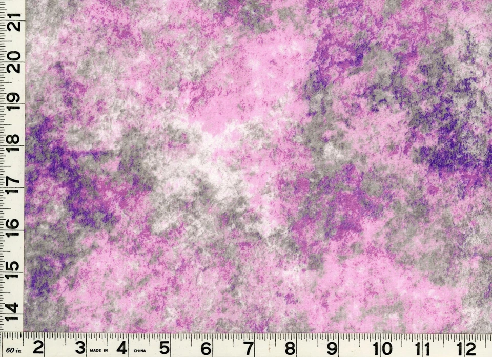 MDG Pink Purple Gray Earth Jewels Blender Quilting & Sewing Fabric by Yard #2299 DP