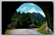 Postcard Tennessee Chimney Tops Loop Overpass Smoky Mountains National Park H513