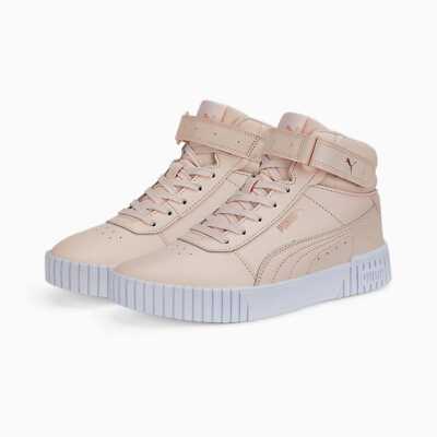 Puma Carina Mid Damen Rosa Schuhe Sneaker Stiefelette Freizeitschuhe 385851-03
