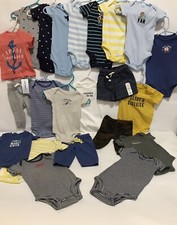 Huge Variety 22 Baby Boys Clothes 3M Spring  Summer Carter  s See Pics 