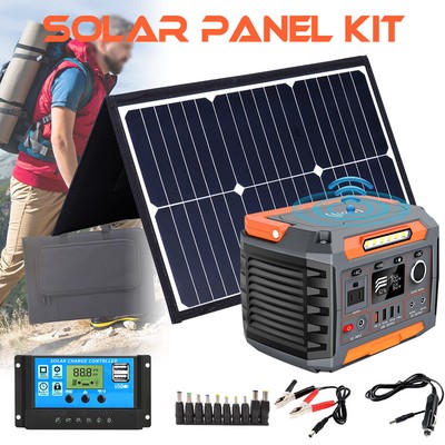 300W Portable Power Station 288Wh Generator AC Battery Bank Charger /Solar Panel