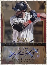 2013 PANINI SELECT SIGNATURES DAVID ORTIZ AUTO #DO BOSTON REDSOX HOF