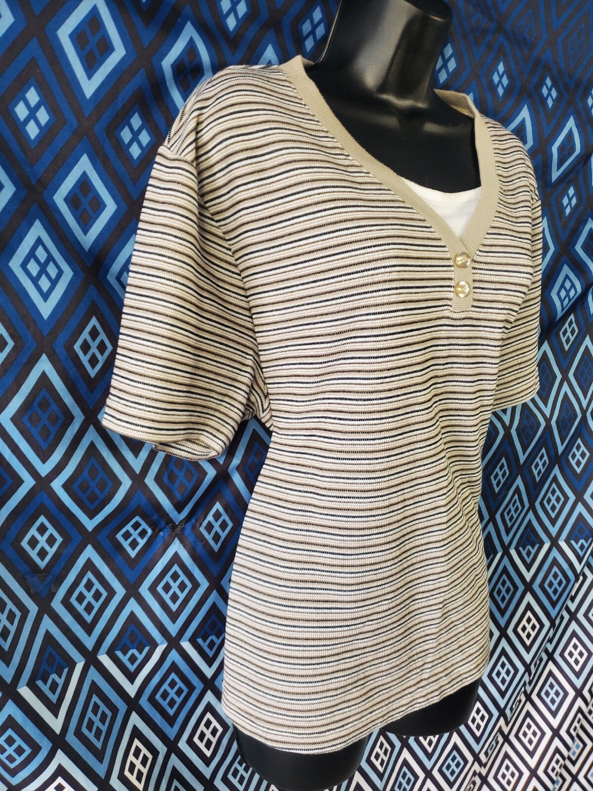 Speculation Women Casual Top 3X Striped Bust 50" Length 22 1/2" eBay