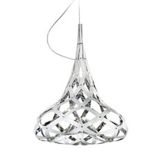 SLAMP MORGANA LAMPADA A SOSPENSIONE MIRROR/WHITE G9 - ULTIMO PEZZO DISPONIBILE -