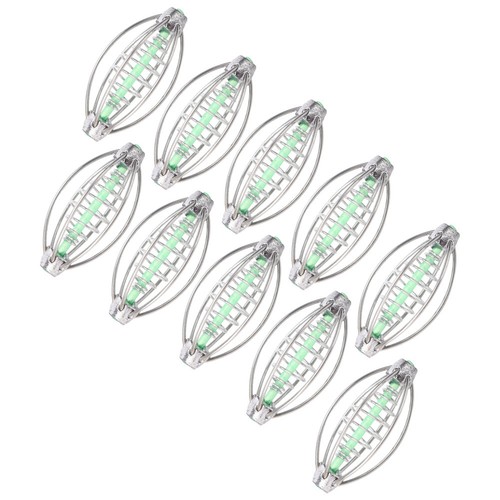 (XL 36g) 10PCS Fishing Bait Trap Feeder Lure Feeder Cage Stainless - Picture 3 of 12