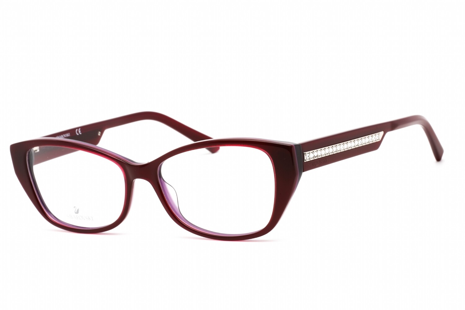 Очки SWAROVSKI SK5391-081-53 Размер 53мм 15мм 140мм фиолетовые женские