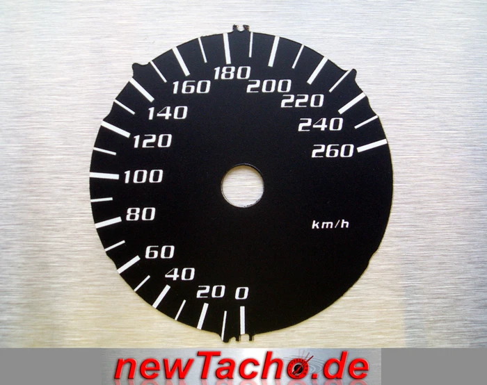 Disco Velocímetro Apto para Yamaha XJR1300 Negro Kmh Gauge Tacómetro Dial - Imagen 1 de 1