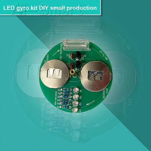 Diy Electronic Kit LED Gyro DIY Welding Kit Rotating Lantern Inline