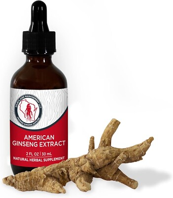 #ad Dairyland American Ginseng Extract 2oz Authentic Wisconsin Ginseng Liquid Non $14.99