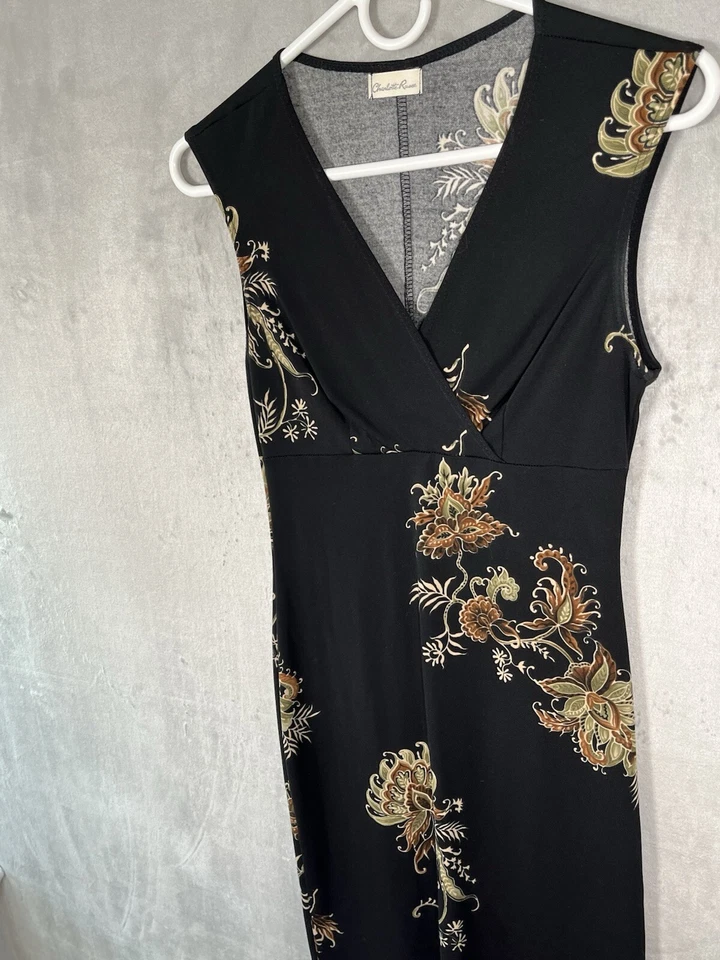 VTG Floral Midi Dress Y2K 90s Holiday Party Dinner Date Workwear Cocktail Size S - Image 4 of 4