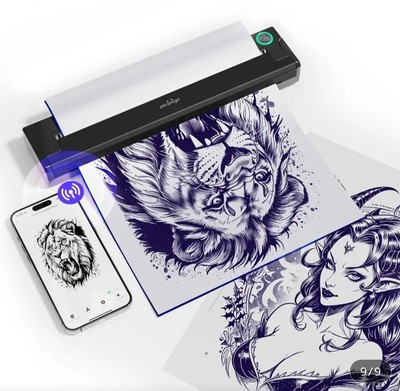 PeriPage Wireless Tattoo Transfer Printer/ALD-P90 Black