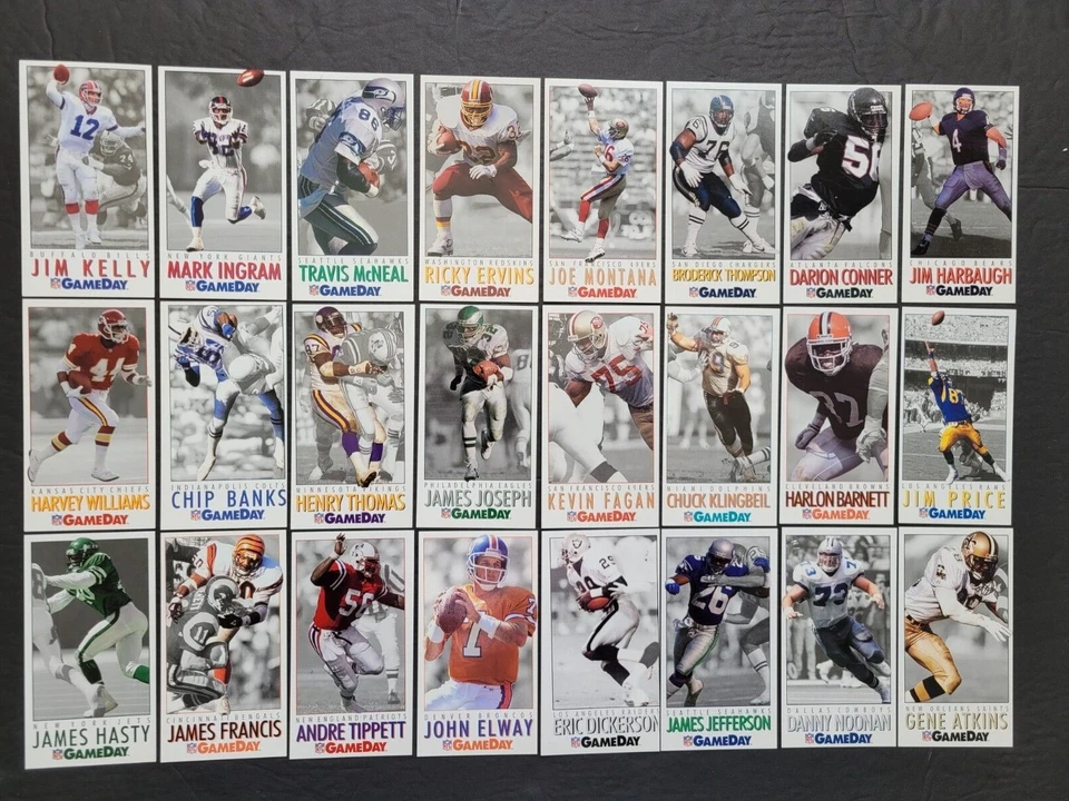 1992 FLEER GAMEDAY FOOTBALL CARDS You Pick #251 to #500 Nr Mt-Mint Tall Boy - Image 4 of 4