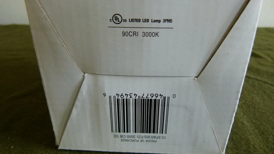 Philips Lighting 12.5PAR30S/F25-3000-CW-SO LED Lamp, PAR30, 12W, Crisp White - Image 4 of 4