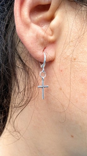 Pendientes mujer cruz - Imagen 5 de 9