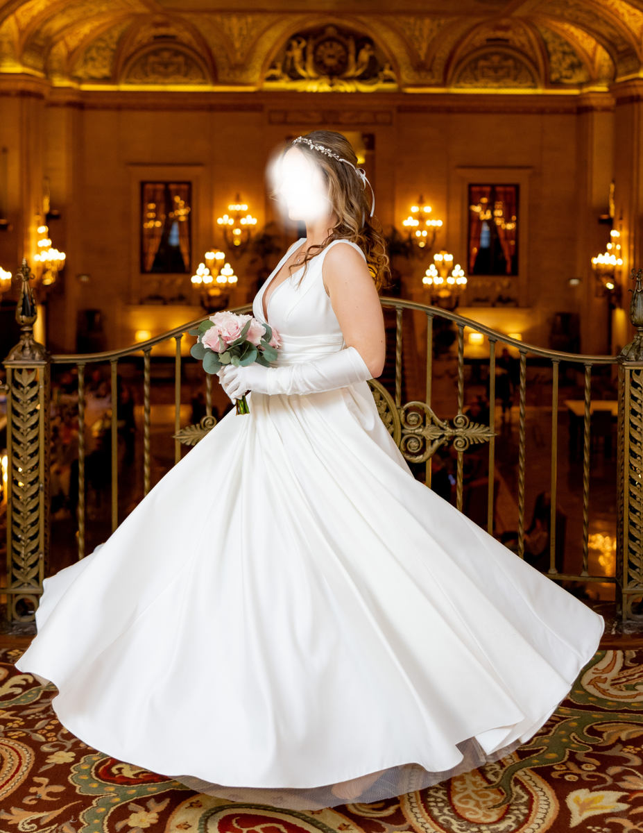 black white lace wedding dress Mermaid Black Lace Wedding Dress,V-neck Bridal Gown,WD00664, US12 / Black main image 0