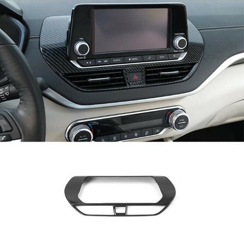 Carbon Fiber Central Console Navigation Cover Trim For Nissan Altima ...