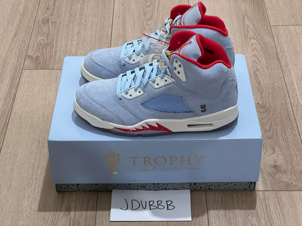 TROPHY ROOM AIR JORDAN 5 RETRO ICE BLUE - www.sorbillomenu.com