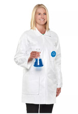 NEW Uline DuPont™ Tyvek® Lab Coat Bulk Pack - Small S-9647B-S