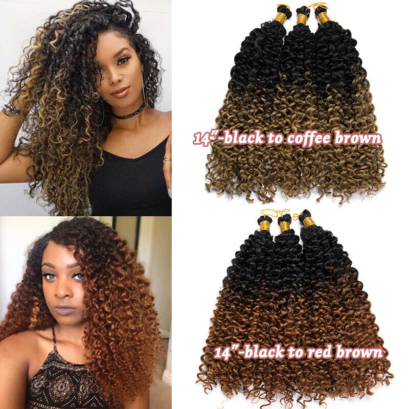  BSWAJIOJIO Thick Hair Color Women's Long Curly Hair For Women  Large Hair Beads for Braids for Girls (H-Black, One Size) : Beauty &  Personal Care