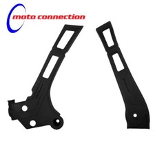 POLISPORT MX FRAME GUARDS BLACK for YAMAHA YZ125 YZ250 2-Stroke  2005 - 2025