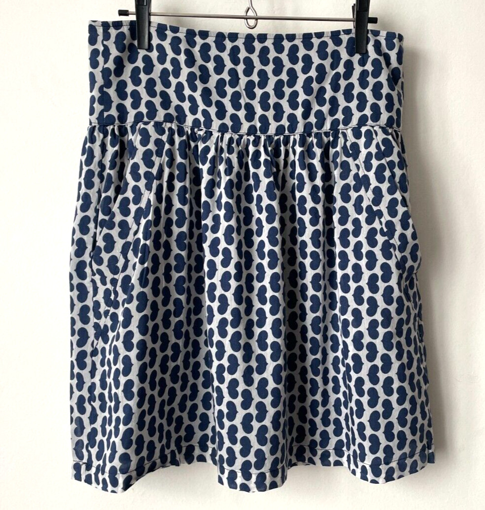 Zara Basic Navy Blue Heart Pattern Light Grey Ski… - image 7