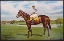 Eddie Arcaro First Landing Winner The Garden State  Early Chrome Unposted