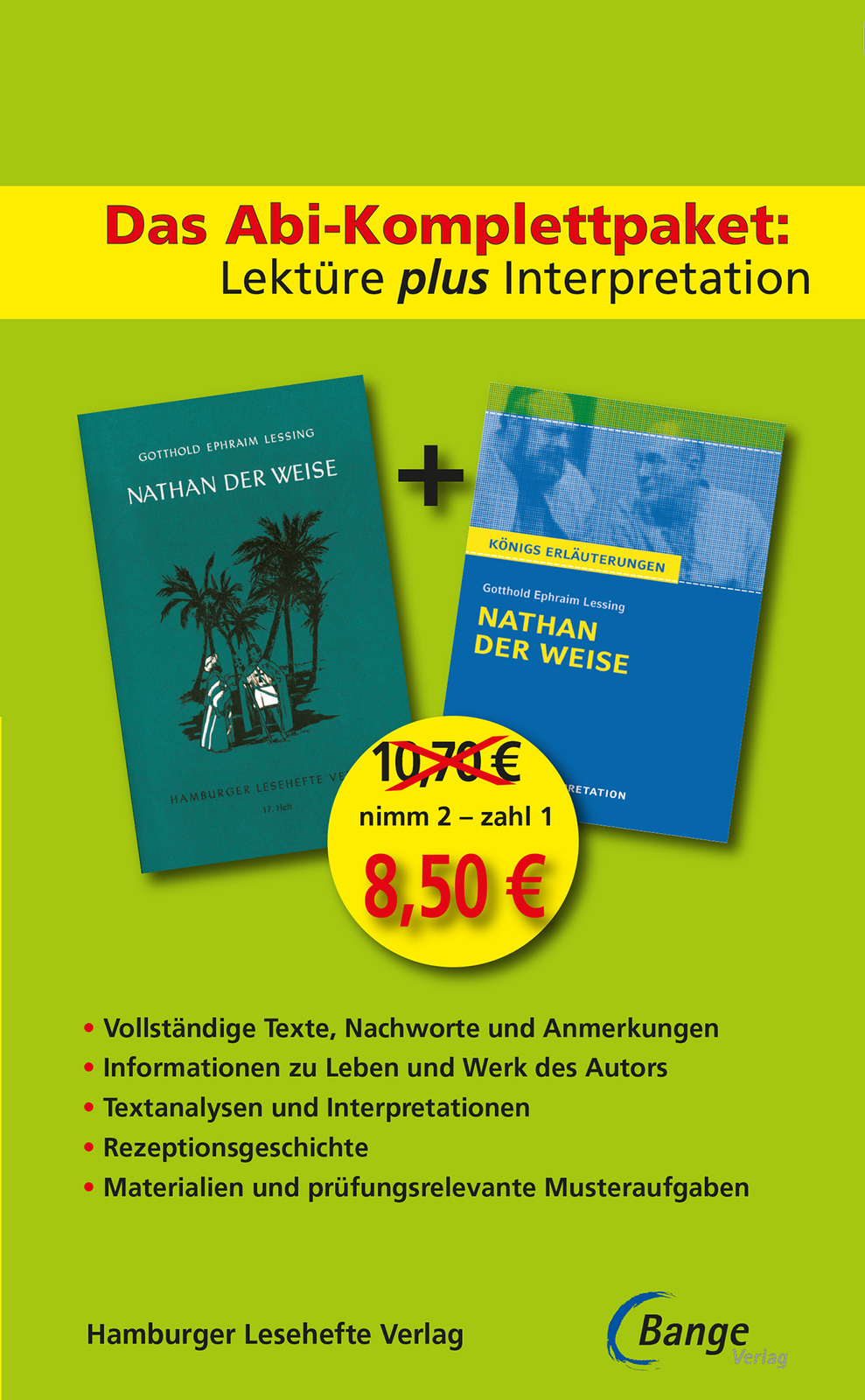 Gotthold Ephraim Lessing / Nathan Der Weise