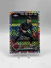  Santiago Espinal 2024 Topps Chrome Update #USC64 X-Fractor Refractor Reds