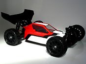 Scocca Trasparente Phat Bodies Per Losi Mini E WL Toys 14401 Phat Bodies ATAK Body Clear Per Buggy RC 1/14 - Compatibile Con LC Racing, Losi Mini, WL Toys 14401 Carrozzeria Buggy 1/14