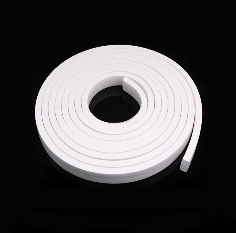 345681012152030mm Silicone Rubber White Sealing Cord Strip Square 15M