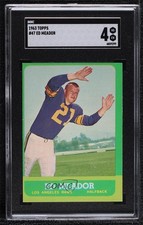 1963 Topps Eddie Meador #47 Rookie RC 11bd
