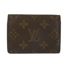 LOUIS VUITTON Monogram M62920 Card Case Card Case Brown PVC LV