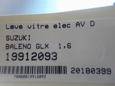 Lève vitre Suzuki BALENO