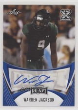 2021 Leaf Draft Auto Blue Warren Jackson #BA-WJ1 Auto 4ib